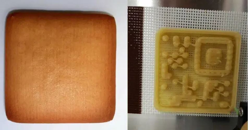 cookie impression 3D QR code Japonais